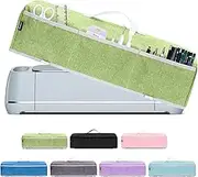 Ginsco Waterproof Dust Cover for Cricut Maker 3, Cricut Maker, Cricut Explore Air 2, Cricut Maker Cover with 3 Front Pockets for Cricut Accessories and Supplies Tools Pens Green