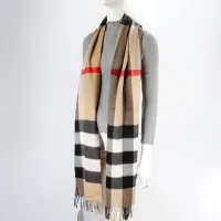 在飛比找Yahoo奇摩購物中心優惠-BURBERRY 經典方格紋100%喀什米爾羊毛圍巾(200