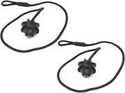 GUERBEIS 2X Car Parcel Shelf Fit For VW, Fit For Golf MK5 MK6 Rabbit R R32 R20 GTI 1K6863447A Hatch String Cord Tonneau Cover Pivot Strap Holder Luggage Shelf Clips