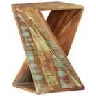 vidaXL Side Table 35x35x55 cm Solid Wood Reclaimed HEE