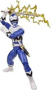 Power Rangers - Lightning Collection - 6 Inch Lost Galaxy Blue Ranger - Premium Collectible Action Figure with 4 Accessories - Lost Galaxy - Toys for Kids - Boys and Girls - F2054 - Ages 4+