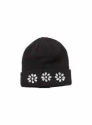 Girls Pumpkin Patch black beanie hat Size XL (10 years +)
