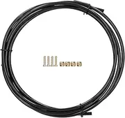 ANKROYU Bicycle Hydraulic Brake Hose Oil Pressure Tube High Performance Nylon Coated Brake Line Pipe with Accessories for Mountain Bike Disc Brake Systems M315 M355 M445 M615 (Black)