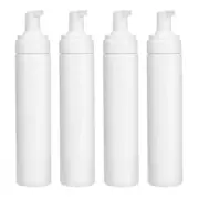 4Pcs Manual Face Brush Mousse Pump Bottle Foaming Soap Bottle