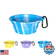 Collapsible Travel Bowls, 3 Pack - Portable Dog and Cat Essentials, Silica Ge