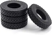 RC Crawler Rubber Tires RC Car Tires 4pcs Replacement for 1/14 Tamiya Tractor