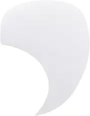 LALADEFIEE 1Pc Creative Shape Scratch Guitar Pickguard Sticker Pet Material Transparent No Residue Durable Guitar Accessory for Acoustic