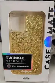 Case-Mate Twinkle Stardust Case iPhone 11 Gold Glitter Protection