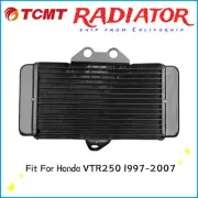 Aluminum Radiator Cooler Cooling Fit For Honda VTR250 VTR 250 1997-2007 05 Black