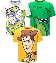 Disney Pixar Cars Tow Mater Lightning McQueen 3 Pack T-Shirts Infant to Big Kid
