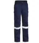 2 x BISLEY MENS TAPED INDUSTRIAL CARGO WORK PANTS SZ 84L NAVY - BNWT RRP $89.95