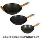 High Quality Avanti Non Stick Wok with Induction Safe Carbon Steel Bamboo Handle