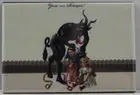 Gruss vom Krampus 2" X 3" Fridge / Locker Magnet.