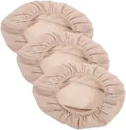 GANAZONO 3 Pcs Sourdough Cloth Covers: Oval Bread Proofing Basket Liners For Baking European Country Style Dough Fermentation Liners Home Bakery Picnic