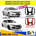 DYN167 HONDA CIVIC FB-CIVIC FC EMBLEM CIVIC TURBO VTEC TURBO