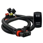 Power Bus Bar Plug Wire Kit with On/Off Rocker Switch Compatible with Polaris...