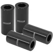 Aeroflow Billet Bolt Spacers M6 Black 25mm (1") Long Pack Of 4 - AF64-4379BLK