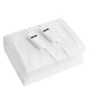 Plush Electric Blanket Fully-Fitted Washable Winter Warm Underlay Double(137x193cm)