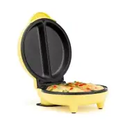 4-Egg Yellow & Stainless Steel Egg Cooker, Omelet Maker NEW