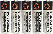 Fanso ER14505H 3.6V AA Lithium Battery 2.7Ah, Compatible with LS14500 (5 Batteries)