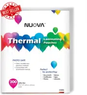 Premium Thermal Laminating Pouches, 9" X 11.5"/Letter Size/3 Mil, 200 Pack (LP20