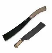 Condor Cambodian Machete 10.38" 1075 Carbon Steel Micarta Handles 63829
