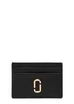 Marc Jacobs The J Marc Leather Card Holder - Black ONE SIZE