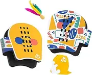 Perfeclan Children's Badminton Set Badminton Racket Set with Shuttlecock Gift Professional Badminton Trainer for Outdoor Summer Playing