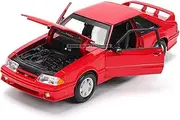 Finished Scale Model Simulation 1:24 for Ford Mustang 1993 SVT Cobra Die-cast Alloy Car Model Static Scale Model Exquisite Collection Holiday Presents Presents Ornaments