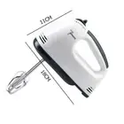 Electric Hand Mixer Blender Egg Beater Food Processor Whisk Kitchen 7 Speed Cake