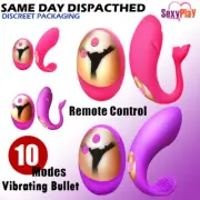 Bullet Rabbit Vibrator Wearable Remote Control Clit GSpot Stimulator Sex Toy