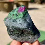 62G Natural green Ruby zoisite (anylite) crystal sample Healing