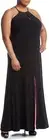 My Michelle Plus Size Plunge Neck Dress, Sz - 16PPlus
