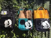 Anello Mickey Mouse Boys Girls Unisex Backpack Rucksack School Bag New Stock