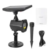 Fairy Lamp Stage Outdoor Garden Xmas Projector RGB Solar Light