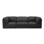 [James Lane] Amelia Modular Sofa Isla Warm Charcoal - 3 Piece