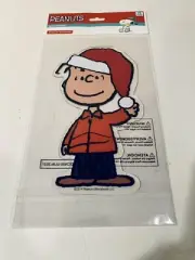 7” PEANUTS Christmas Window Cling (LINUS) NEW SEALED!
