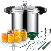 24qt Pressure Cooker for Canning Pressure Canner Supplies Kit, 6 Canning Supplie
