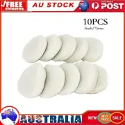 /10pcs 3 Inch Woolen Polishing Buffer Pads Heavy Cut Pads For Car Polisher.