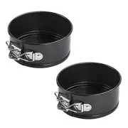 4.3 Inch Mini Springform Pan Pieces Cheesecake Pans with Removable Set of 2