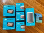 Echo BUNDLE Echo SHOW 5, Echo DOT 3rd Gen, Echo Smart SPEAKER, Echo DOT 2nd Gen