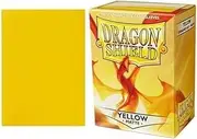 Dragon Shield Matte Sleeves Set of 100 Sleeves - Yellow