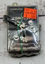Vintage Computer Game to TV Antenna VHF Switch Adapter Connection Device Sku#2