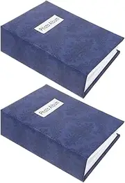 Kisangel 2pcs Photo Album Book Holds Photos Stylish Family Memory Book Graduation Scrapbook Durable Design present for Birthdays and Special Occasions