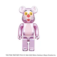在飛比找蝦皮購物優惠-【無人島玩具】BE@RBRICK 庫柏力克熊系列 粉紅頑皮豹