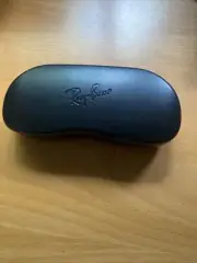 Ray-Ban Rayban Sunglasses Case Black Hard Side Clamshell Eyeglasses Perfect