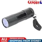 9 LED Mini UV Ultra Violet Flashlight Blacklight Torch Light Lamp (1pc)