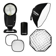 Profoto A10 On Camera Flash Light for Sony with Clic Softbox Octa 2 Feet Bundle