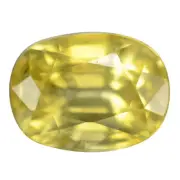 1.08 Ct. Awesome Oval Shape Lemon Yellow Sapphire Natural WITH GLC CERTIFY