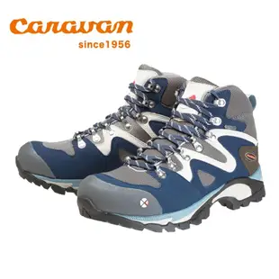 Caravan【日本】C4_03w中筒寬楦Gore-Tex防水登山健行鞋 海軍藍